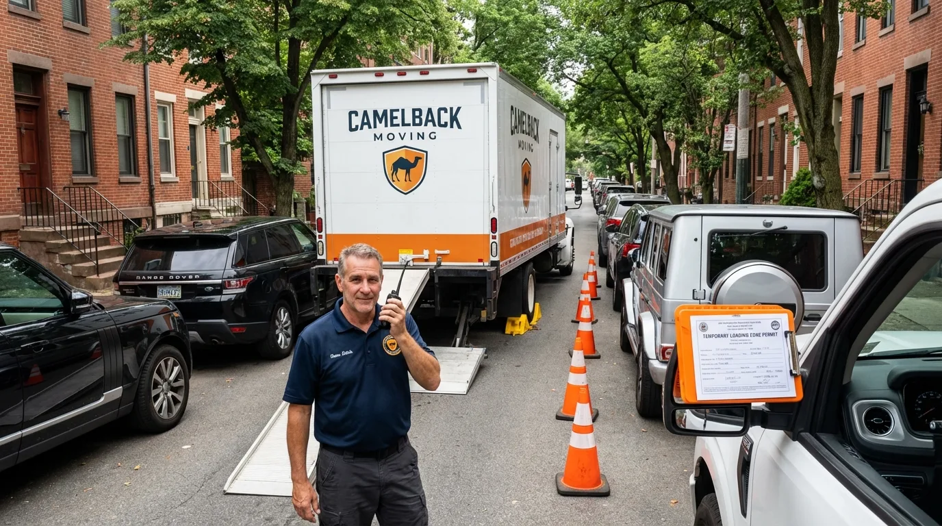 City street loading permit setup in Sloatsburg, NY